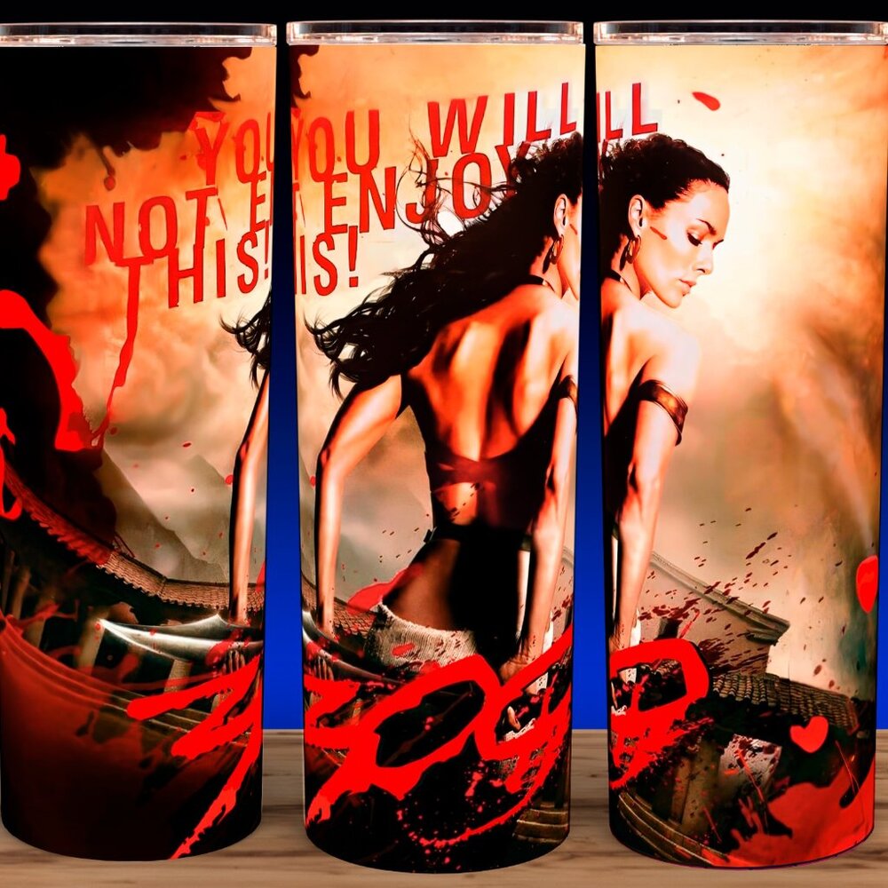 300 Queen of Sparta You Will Not Enjoy This Action Movie Cup Mug Tumbler